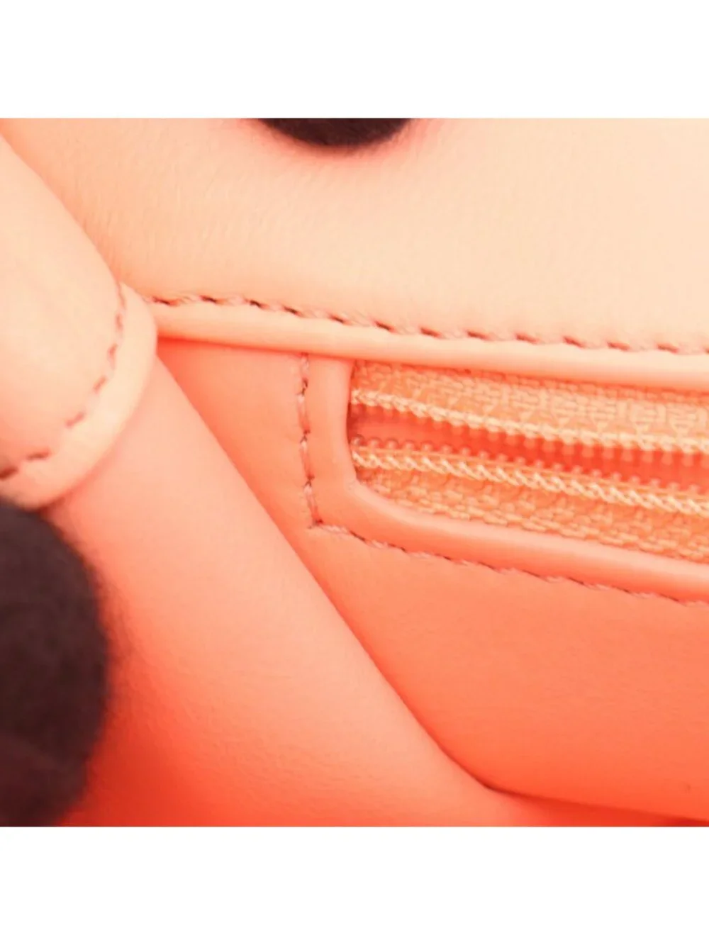 Chanel Shoulder Bag Quilted 2-Way Salmon Pink Lambskin Chain